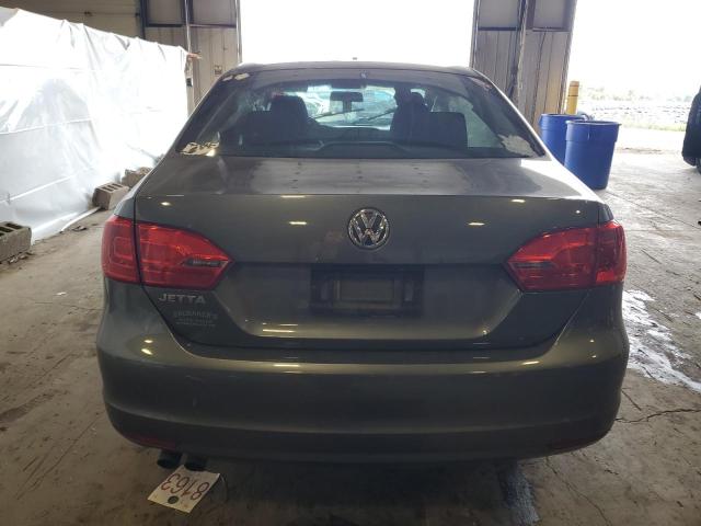 3VW2K7AJ6EM315583 - 2014 VOLKSWAGEN JETTA BASE GRAY photo 6