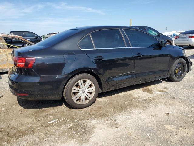 3VW2B7AJ6HM358843 - 2017 VOLKSWAGEN JETTA S BLACK photo 3