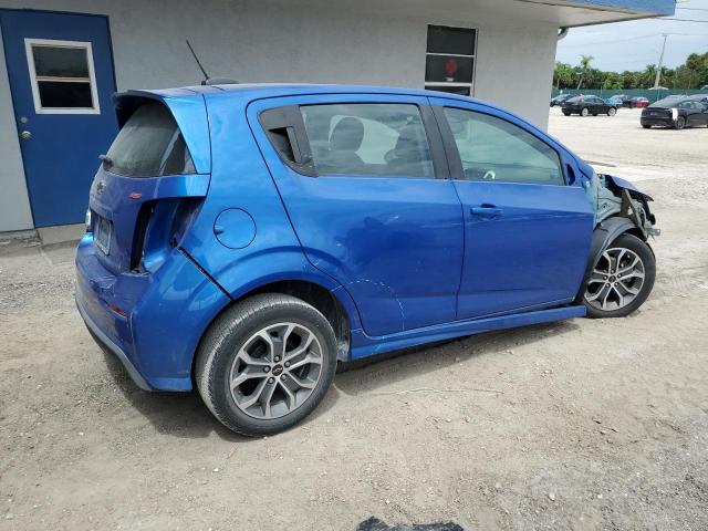 1G1JD6SB0K4106415 - 2019 CHEVROLET SONIC LT 蓝色 照片 3