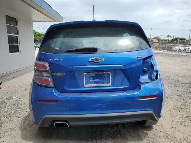 1G1JD6SB0K4106415 - 2019 CHEVROLET SONIC LT 蓝色 照片 6