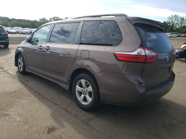 5TDKZ3DC8KS972806 - 2019 TOYOTA SIENNA LE Kahverengi fotoğraf 2