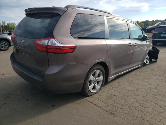5TDKZ3DC8KS972806 - 2019 TOYOTA SIENNA LE Kahverengi fotoğraf 3