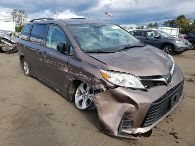 5TDKZ3DC8KS972806 - 2019 TOYOTA SIENNA LE Kahverengi fotoğraf 4