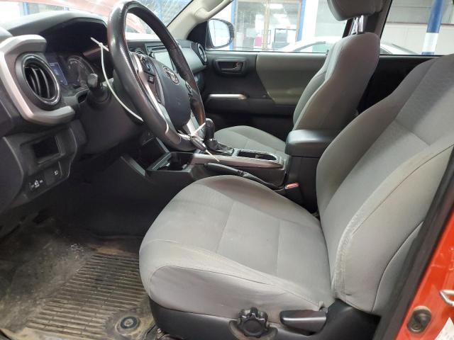 5TFCZ5AN0JX123719 - 2018 TOYOTA TACOMA DOUBLE CAB ORANGE photo 7