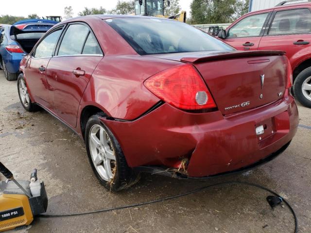 1G2ZG57N584127045 - 2008 PONTIAC G6 BASE MAROON photo 2