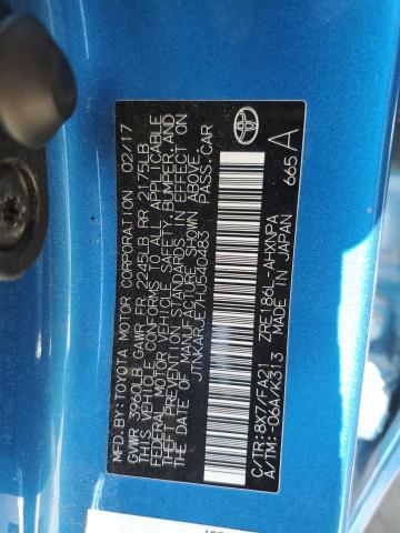 JTNKARJE7HJ540483 - 2017 TOYOTA COROLLA IM BLUE photo 12