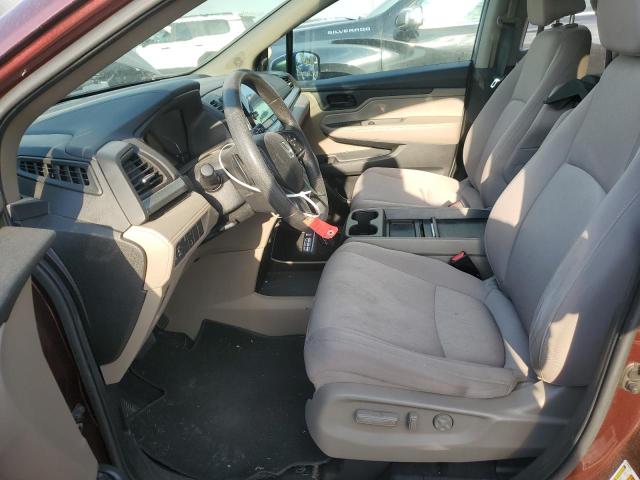 5FNRL6H59KB033178 - 2019 HONDA ODYSSEY EX მუქწითელი ფოტო 7