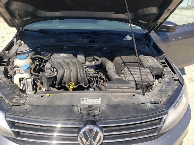 3VW2K7AJ3FM412547 - 2015 VOLKSWAGEN JETTA BASE ნაცრისფერი ფოტო 11