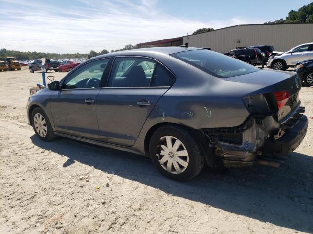 3VW2K7AJ3FM412547 - 2015 VOLKSWAGEN JETTA BASE ნაცრისფერი ფოტო 2