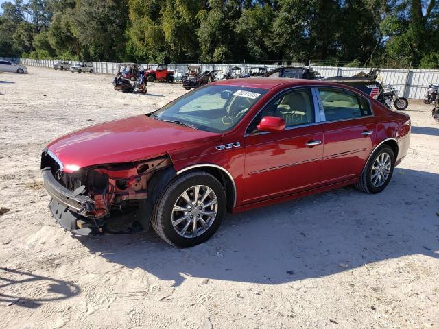 1G4HJ5EM1BU134418 - 2011 BUICK LUCERNE CXL RED photo 1