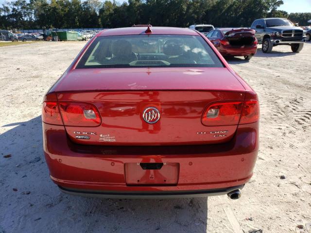 1G4HJ5EM1BU134418 - 2011 BUICK LUCERNE CXL RED photo 6