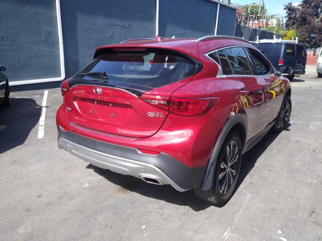 SJKCH5CR2HA030357 - 2017 INFINITI QX30 BASE RED photo 4