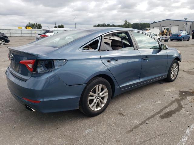 5NPE24AF2FH092055 - 2015 HYUNDAI SONATA SE BLUE photo 3