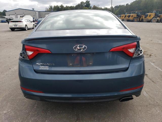 5NPE24AF2FH092055 - 2015 HYUNDAI SONATA SE BLUE photo 6