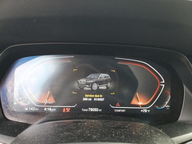 5UXCW2C0XM9F32765 - 2021 BMW X7 XDRIVE40I BLACK photo 9