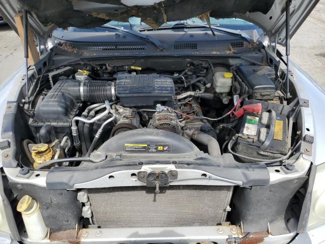 1D7HW48NX6S652135 - 2006 DODGE DAKOTA QUAD SLT SILVER photo 11
