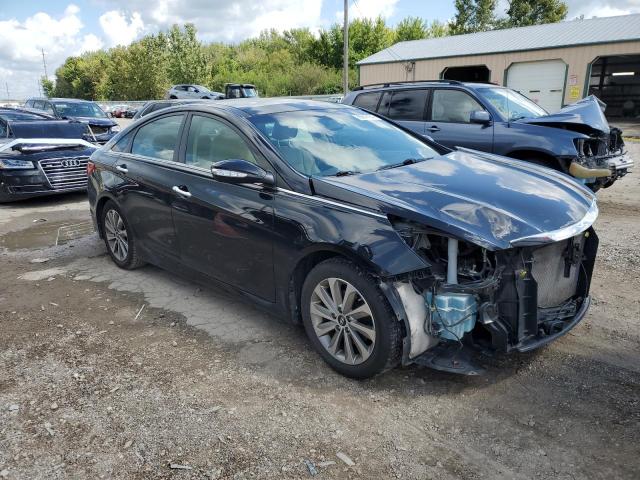 5NPEC4AC7EH892853 - 2014 HYUNDAI SONATA SE BLACK photo 4