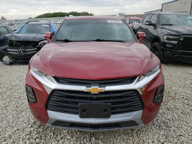 3GNKBLRS5LS626544 - 2020 CHEVROLET BLAZER PREMIER RED photo 5