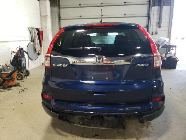 5J6RM4H55GL076528 - 2016 HONDA CR-V EX ლურჯი ფოტო 6