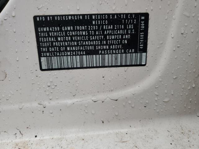 3VWLL7AJ8DM247044 - 2013 VOLKSWAGEN JETTA TDI Ақ фото 13