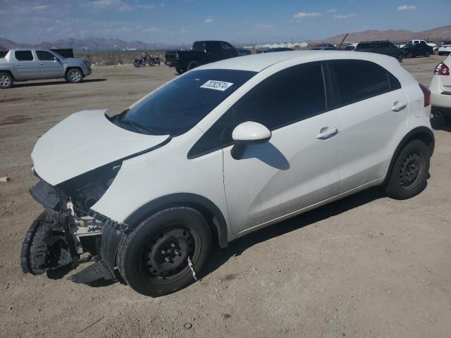 KNADM5A36D6231383 - 2013 KIA RIO LX WHITE photo 1