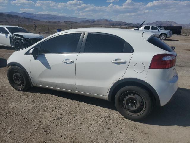KNADM5A36D6231383 - 2013 KIA RIO LX WHITE photo 2