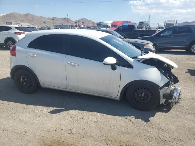 KNADM5A36D6231383 - 2013 KIA RIO LX WHITE photo 4