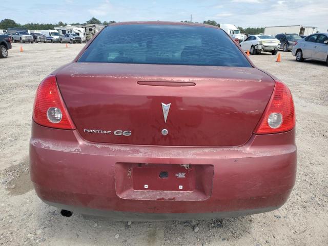 1G2ZH57N184201400 - 2008 PONTIAC G6 GT MAROON photo 6