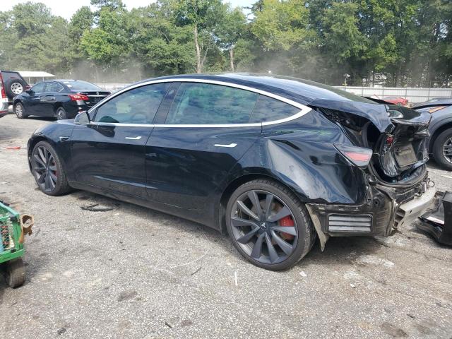 5YJ3E1EC1LF713079 - 2020 TESLA MODEL 3 Czarny zdjęcie 2