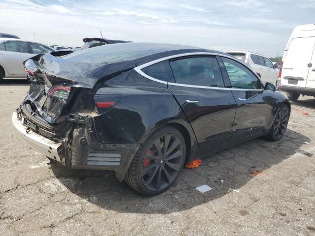 5YJ3E1EC1LF713079 - 2020 TESLA MODEL 3 Czarny zdjęcie 3