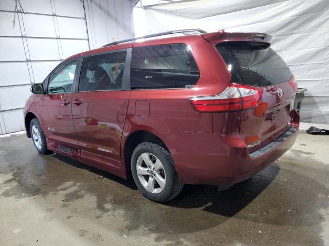 5TDKZ3DCXJS930409 - 2018 TOYOTA SIENNA LE RED photo 2
