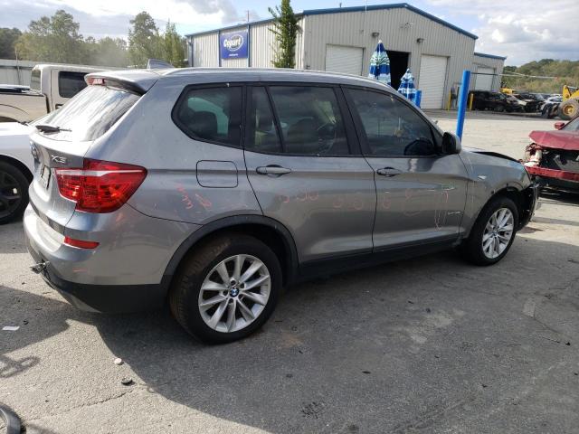 5UXWZ7C39H0V92278 - 2017 BMW X3 SDRIVE28I GRAY photo 3