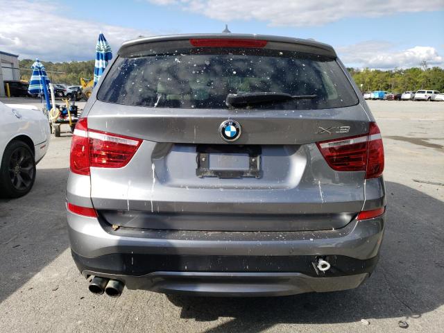 5UXWZ7C39H0V92278 - 2017 BMW X3 SDRIVE28I GRAY photo 6