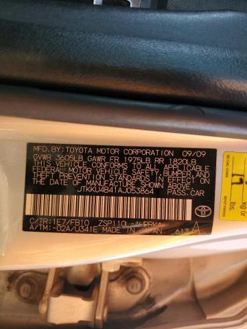 JTKKU4B41AJ053864 - 2010 TOYOTA SCION XD ვერცხლისფერი ფოტო 12