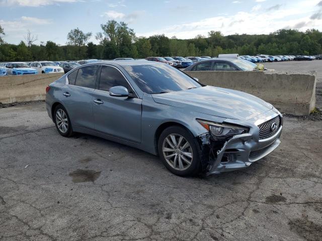 JN1BV7AR0FM405697 - 2015 INFINITI Q50 BASE ლურჯი ფოტო 4