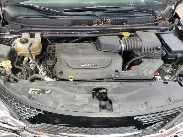 2C4RC1BG3HR543908 - 2017 CHRYSLER PACIFICA TOURING L ვერცხლისფერი ფოტო 11