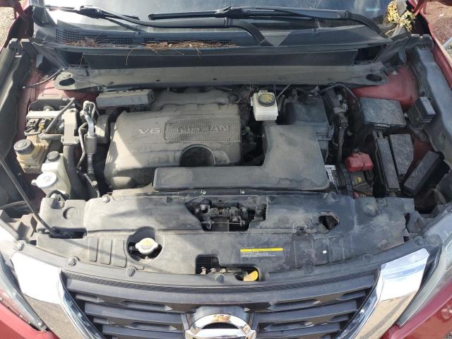 5N1DR2MM8HC905527 - 2017 NISSAN PATHFINDER S BURGUNDY photo 12