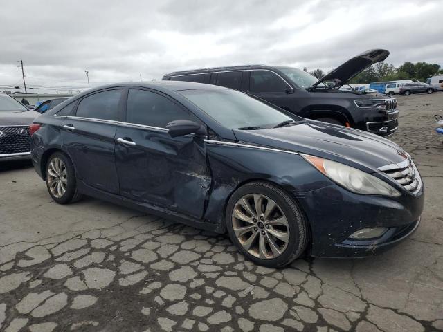 5NPEC4AB2BH192581 - 2011 HYUNDAI SONATA SE BLUE photo 4