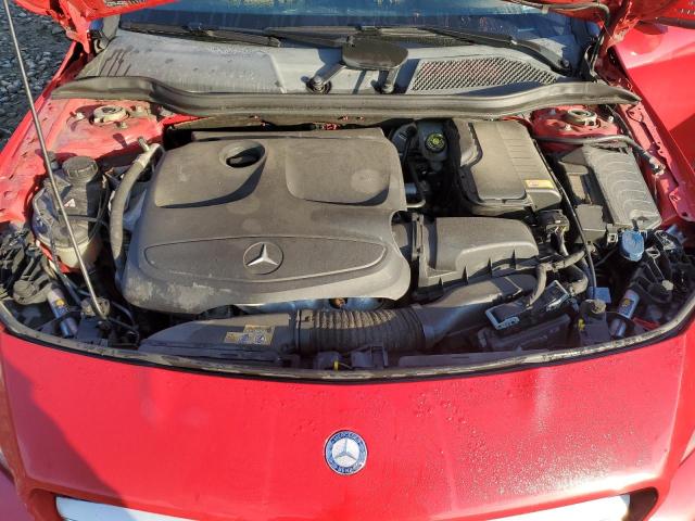 WDDSJ4GB8FN265402 - 2015 MERCEDES-BENZ CLA 250 4MATIC RED photo 11