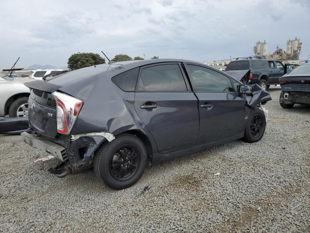 JTDKN3DU3C5474914 - 2012 TOYOTA PRIUS CHARCOAL photo 3