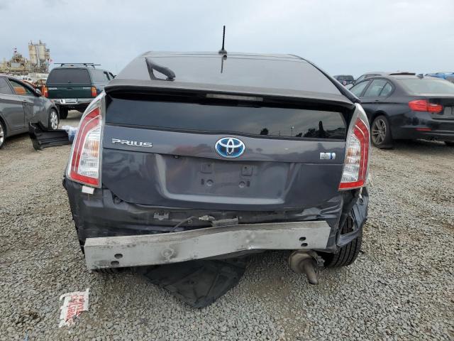 JTDKN3DU3C5474914 - 2012 TOYOTA PRIUS CHARCOAL photo 6