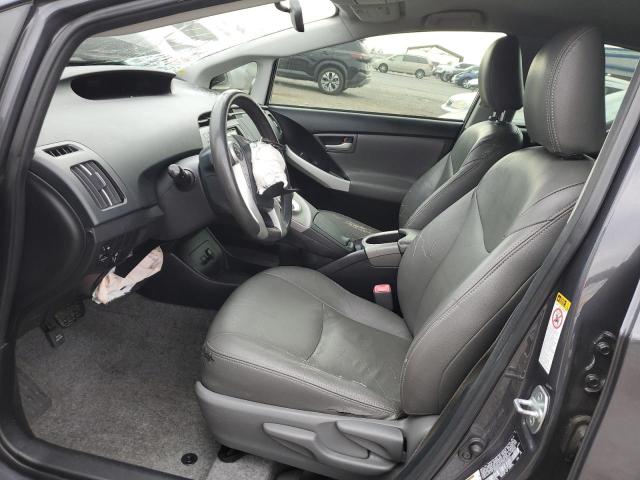 JTDKN3DU3C5474914 - 2012 TOYOTA PRIUS CHARCOAL photo 7
