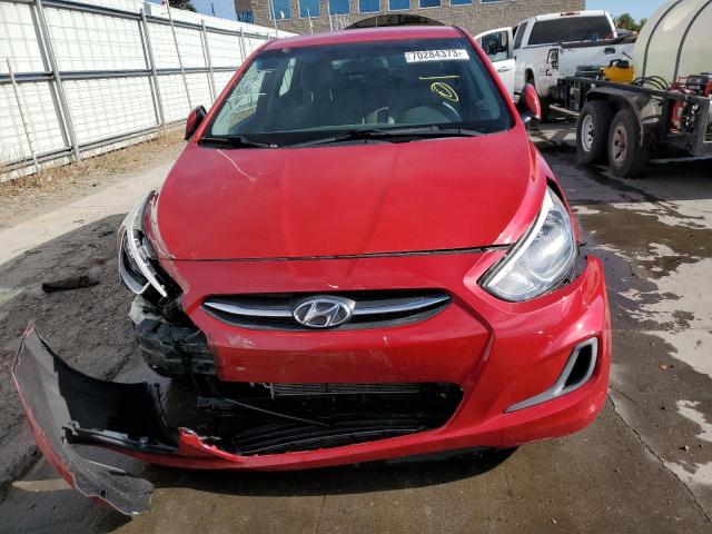 KMHCT5AE6GU251678 - 2016 HYUNDAI ACCENT SE RED photo 5