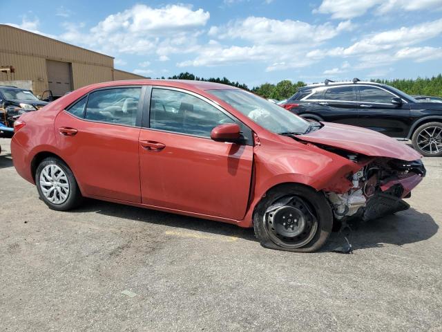 5YFBURHE7KP927412 - 2019 TOYOTA COROLLA L RED photo 4