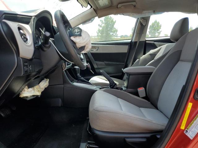 5YFBURHE7KP927412 - 2019 TOYOTA COROLLA L RED photo 7