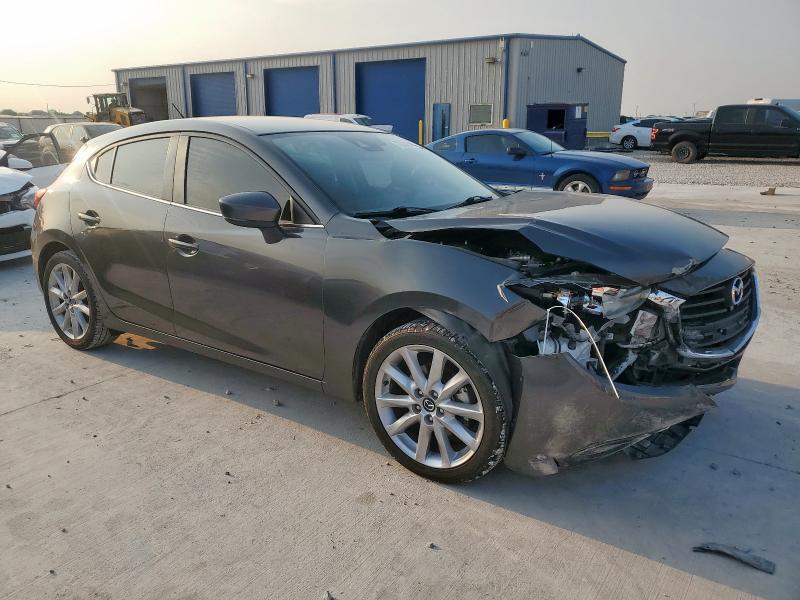 JM1BN1L78H1100488 - 2017 MAZDA 3 TOURING GRAY photo 4