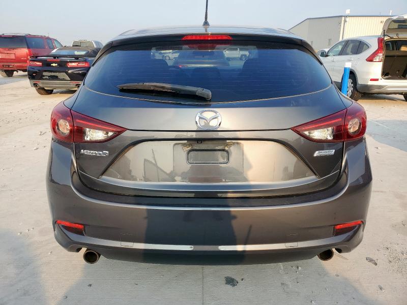 JM1BN1L78H1100488 - 2017 MAZDA 3 TOURING GRAY photo 6