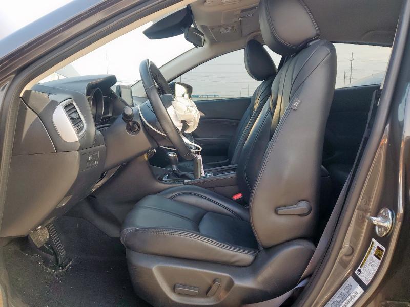JM1BN1L78H1100488 - 2017 MAZDA 3 TOURING GRAY photo 7