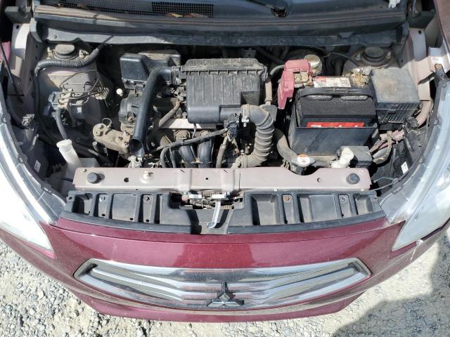 ML32F3FJ7HHF09563 - 2017 MITSUBISHI MIRAGE G4 ES RED photo 11