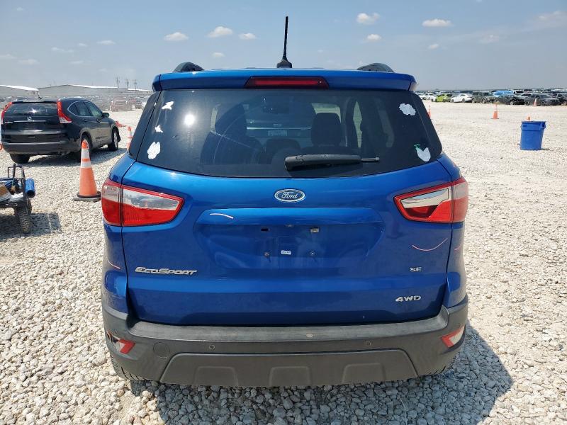 MAJ6S3GL4KC252959 - 2019 FORD ECOSPORT SE Azul foto 6